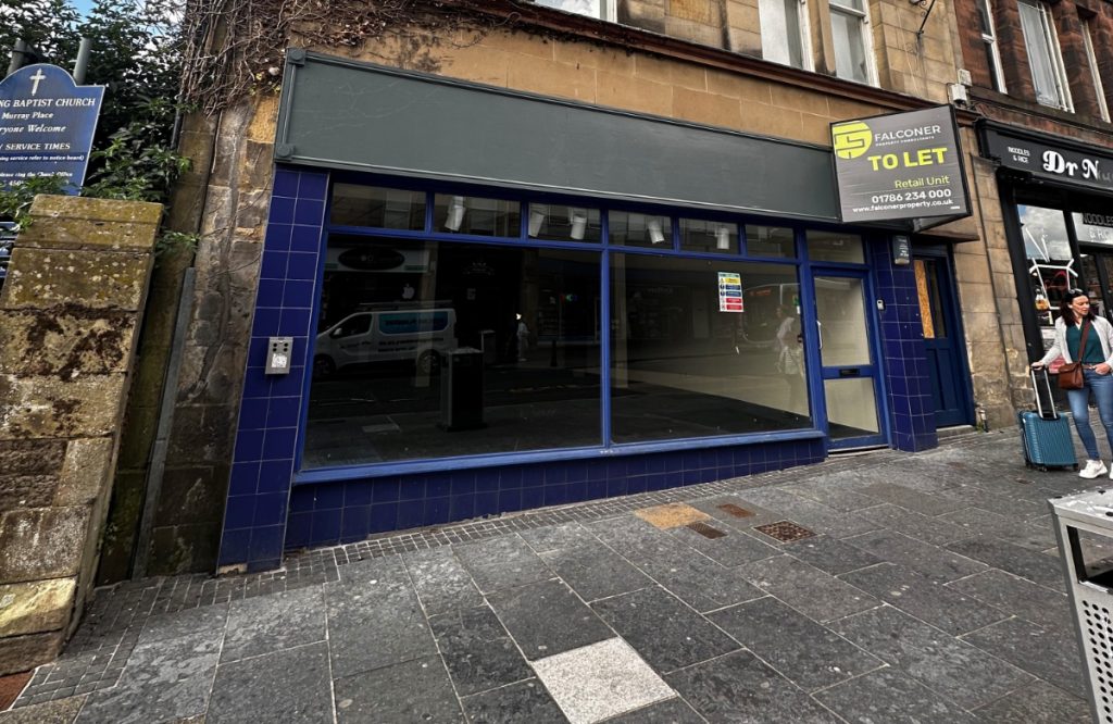 Prominent Retail Unit For Sale/To Let – Stirling City Centre
