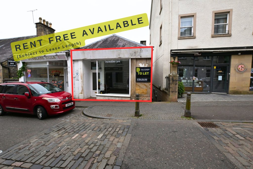 Prime Retail Unit To Let – Dunblane